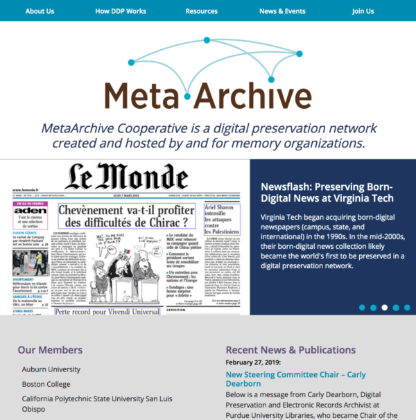 Meta Archive Web Design & Development